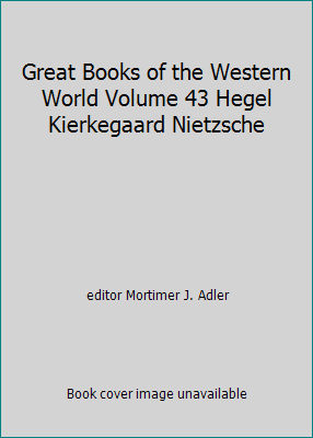 Great Books of the Western World Volume 43 Hege... B000S7ENSA Book Cover