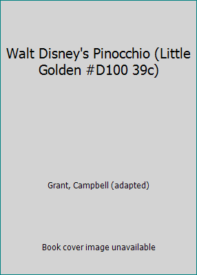 Walt Disney's Pinocchio (Little Golden #D100 39c) B00DOEEP5A Book Cover