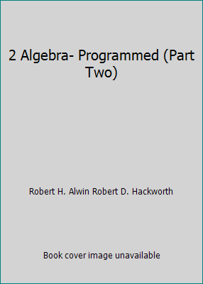 2 Algebra- Programmed (Part Two) 0130220876 Book Cover