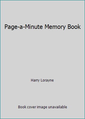 Page-a-Minute Memory Book 0207153132 Book Cover