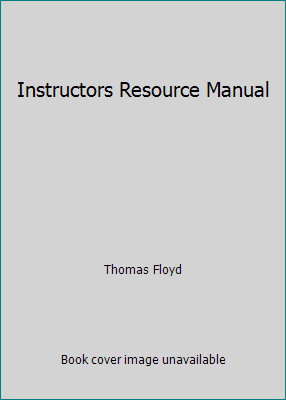 Instructors Resource Manual 0130922579 Book Cover