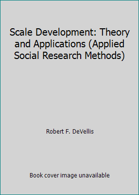 Scale Development: Theory and Applications (App... 080393775X Book Cover