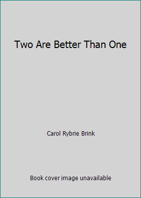 Two Are Better Than One 0590032860 Book Cover