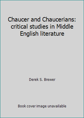 Chaucer and Chaucerians: critical studies in Mi... B009EQW3CE Book Cover