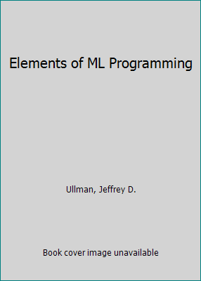 Elements of ML Programming 0131848542 Book Cover
