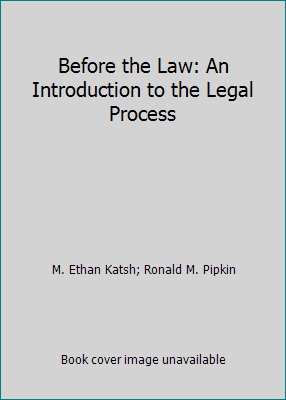 Before the Law: An Introduction to the Legal Pr... 0395275148 Book Cover