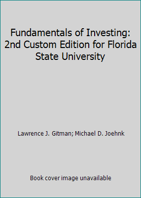 Fundamentals of Investing: 2nd Custom Edition f... 0555008169 Book Cover