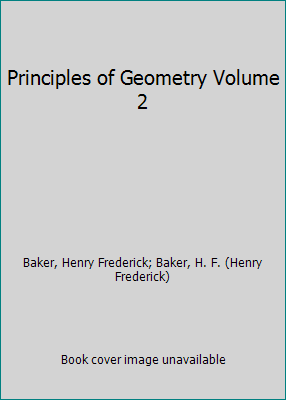 Principles of Geometry Volume 2 1418165832 Book Cover