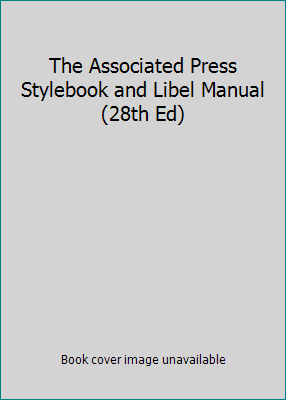 The Associated Press Stylebook and Libel Manual... 0917360095 Book Cover
