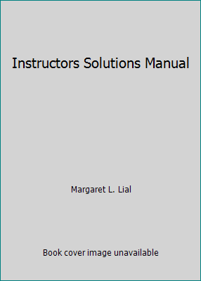 Instructors Solutions Manual 0673978834 Book Cover