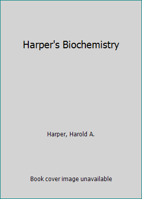 Harper's Biochemistry 0838536409 Book Cover