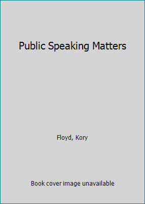 Public Speaking Matters 125919115X Book Cover