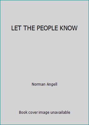 LET THE PEOPLE KNOW B000KNKGLA Book Cover