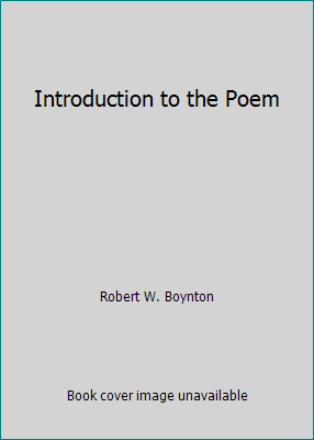 Introduction to the Poem B00LBF8RV2 Book Cover