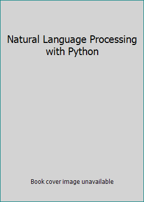 Natural Language Processing with Python 8184047487 Book Cover