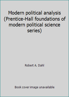 Modern political analysis (Prentice-Hall founda... 0135969999 Book Cover