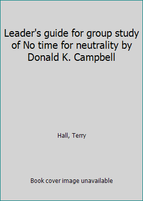 Leader's guide for group study of No time for n... 0882074059 Book Cover