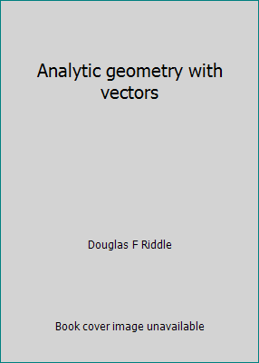 Analytic geometry with vectors 0534000908 Book Cover