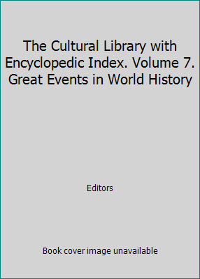 The Cultural Library with Encyclopedic Index. V... B000QCB9V6 Book Cover