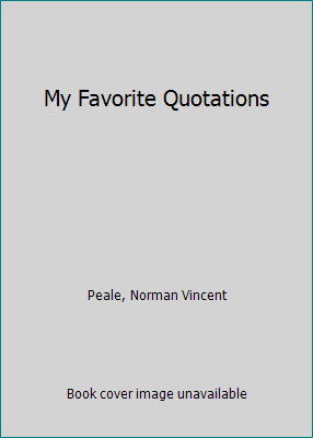 My Favorite Quotations [Large Print] 1560542373 Book Cover