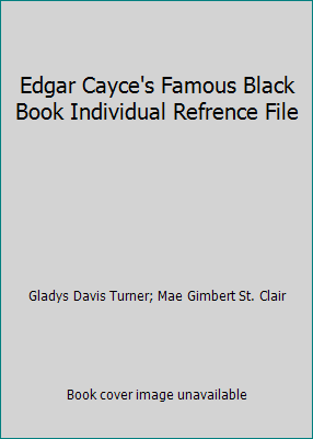 Edgar Cayce's Famous Black Book Individual Refr... 0876045808 Book Cover