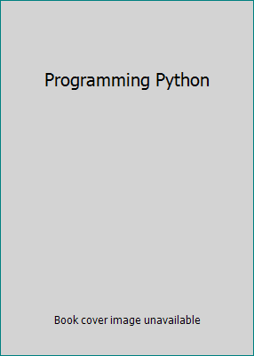 Programming Python 9350232871 Book Cover