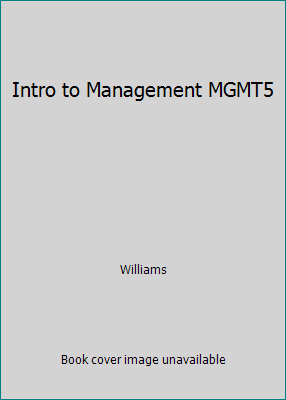 Intro to Management MGMT5 1285116119 Book Cover