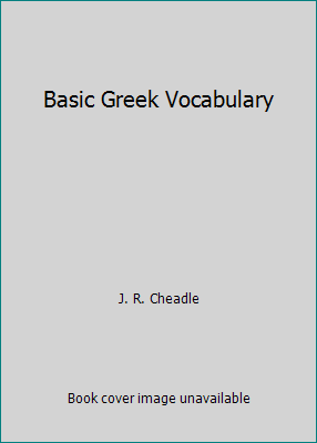 Basic Greek Vocabulary B00956897G Book Cover