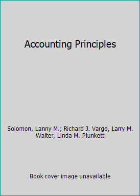 Accounting Principles 0314012745 Book Cover