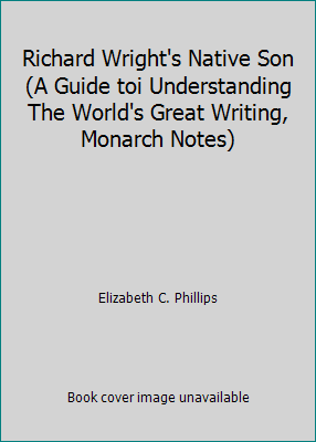 Richard Wright's Native Son (A Guide toi Unders... 076071052X Book Cover