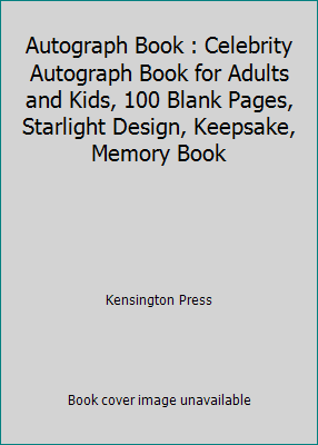 Autograph Book: Signatures Blank Scrapbook, Blank Unlined Keepsake, Memorabilia Album Gift, Keepsake Memory Book, Favorite Sports Stars, Cartoon (Autograph Book for Adults & Kids)