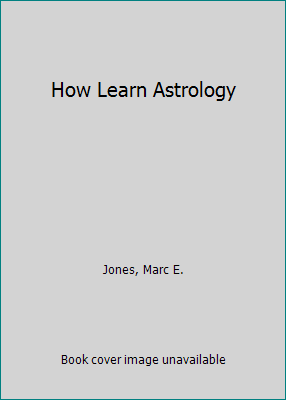 How Learn Astrology 0877730989 Book Cover