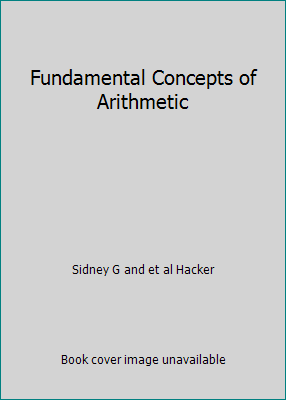 Fundamental Concepts of Arithmetic B001JUM31E Book Cover