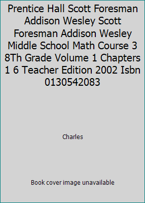 Prentice Hall Scott Foresman Addison Wesley Sco... 0130542083 Book Cover
