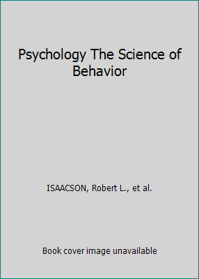 Psychology The Science of Behavior B0014MRW22 Book Cover
