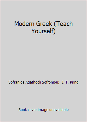 Modern Greek (Teach Yourself) 0844237884 Book Cover