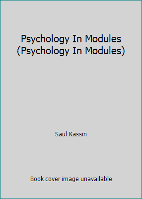 Psychology In Modules (Psychology In Modules) 0558142648 Book Cover