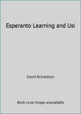 Esperanto Learning and Usi 0685450562 Book Cover