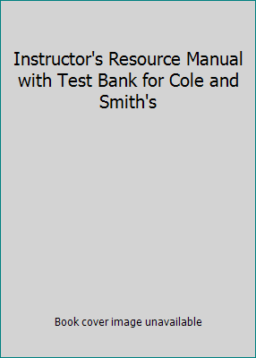 Instructor's Resource Manual with Test Bank for... 0495129429 Book Cover