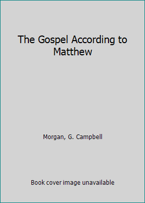 The Gospel According to Matthew B00126FZJ2 Book Cover