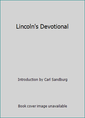 Lincoln's Devotional B000B60KOY Book Cover