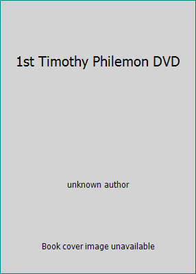 1st Timothy Philemon DVD B00M0PEXME Book Cover