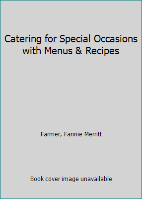 Catering for Special Occasions with Menus & Rec... B00314P14M Book Cover