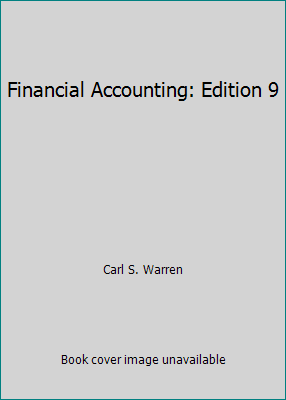 Financial Accounting: Edition 9 0324250649 Book Cover