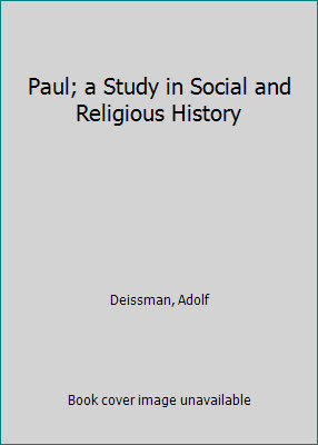 Paul; a Study in Social and Religious History B01N7UIODB Book Cover