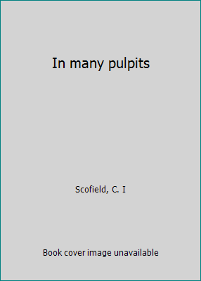 In many pulpits B00072PLQE Book Cover