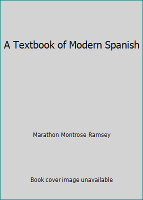 A Textbook of Modern Spanish B001GGMN7U Book Cover