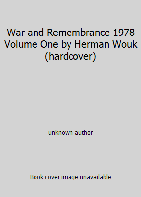 War and Remembrance 1978 Volume One by Herman W... [French] B0018LJEU2 Book Cover