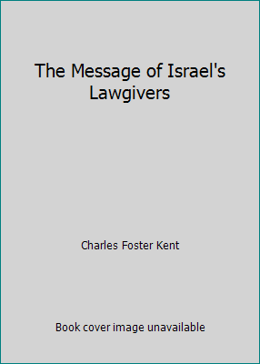 The Message of Israel's Lawgivers B009IHCS24 Book Cover