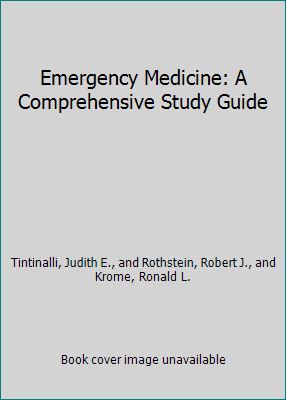 Emergency Medicine: A Comprehensive Study Guide 0070014396 Book Cover